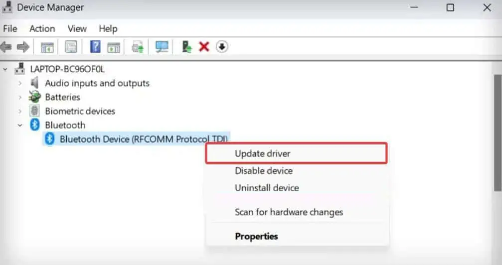update-bluettoth-drivers