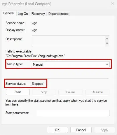 MSI Afterburner Not Detecting GPU? Try These 5 Fixes 5 vgc-service-properties