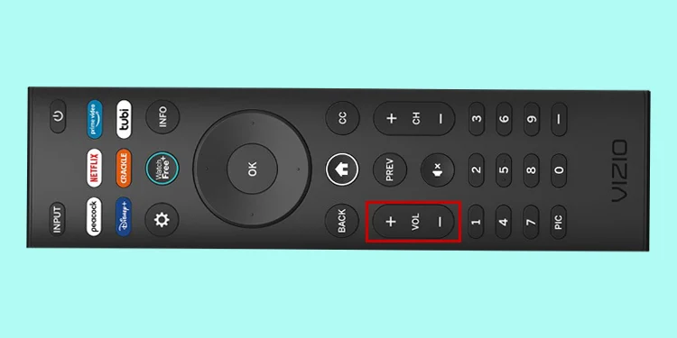 volume-button-on-vizio-ir-remote