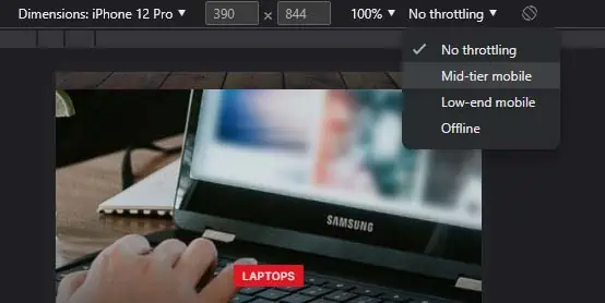 How to Open and Use Chrome Developer Tools 7 website-on-different-tier-phones