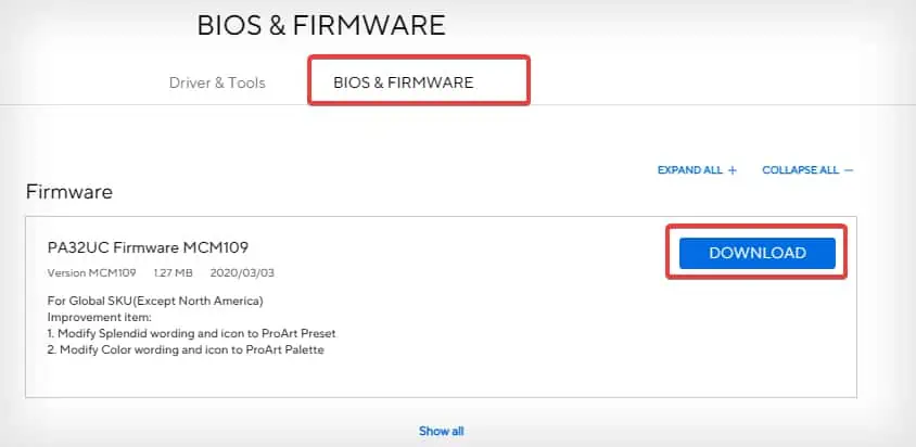 ASUS Monitor HDMI No Signal? Here're 8 Ways to Fix It 22 bios-and-firmware-download