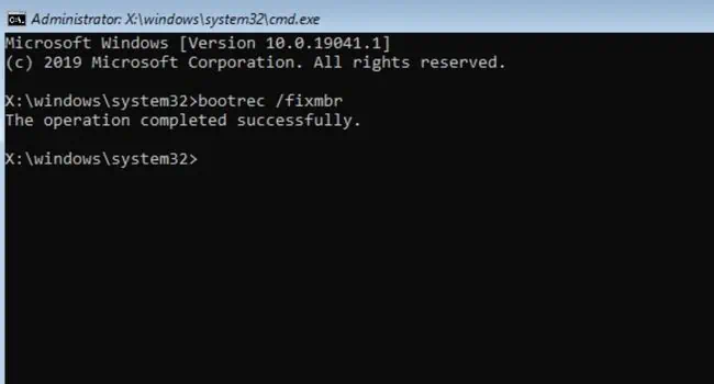 14 Ways to Fix Windows Boot Loop 9 bootrec-fixmbr-in-cmd