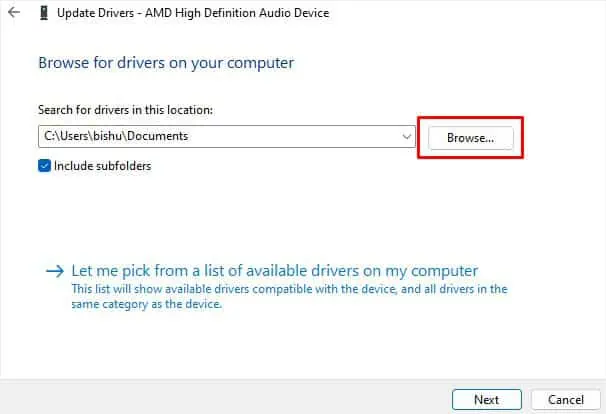 How to Update Sound Drivers on Windows 9 browse-for-drivers-on-your-computer