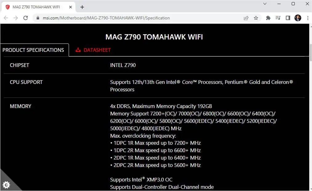 checking-specifications-online