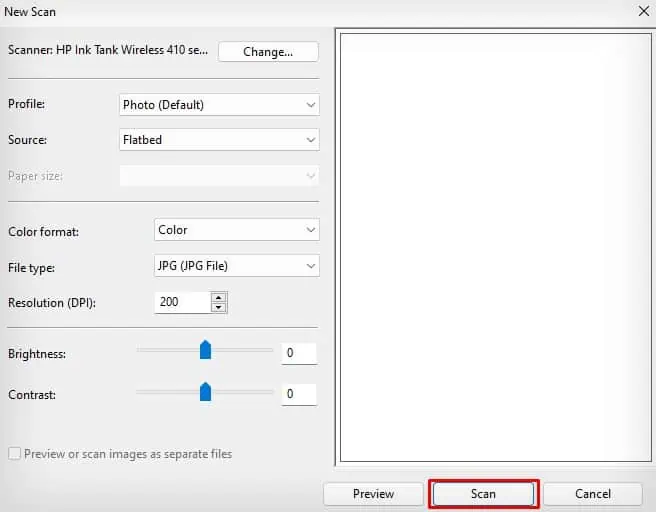 How to Scan a Document on HP Printer 6 click-the-scan-button-on-windows-fax-and-scan