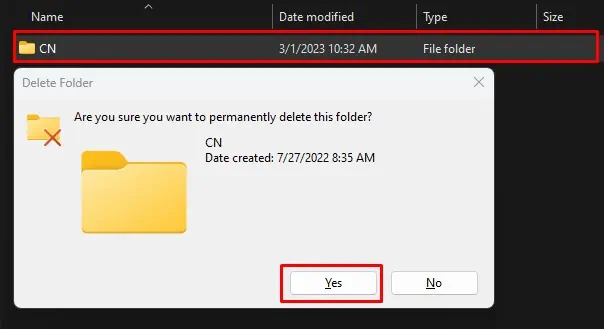 How to Fix AMD Software Not Opening 3 delete-cn-folder