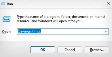 Windows 11 Keeps Freezing? 12 Ways to Fix It 4 devmgmt-msc-on-run-2
