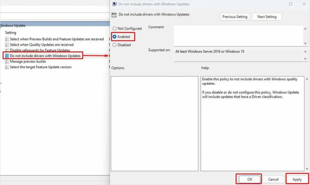 How to Fix AMD Software Not Opening 18 do-not-include-driver-with-windows-update-1024x611