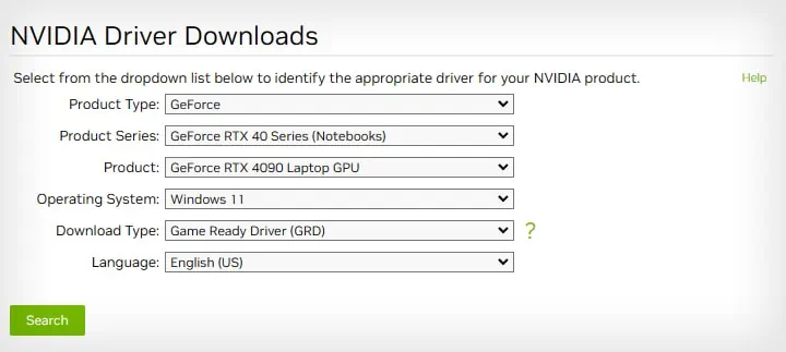ASUS Monitor HDMI No Signal? Here're 8 Ways to Fix It 10 download-nvidia-graphic-drivers