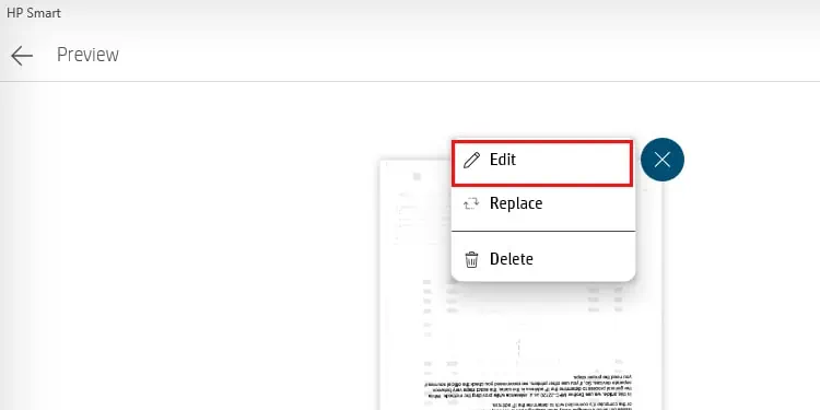 How to Scan a Document on HP Printer 24 edit-option-on-scanned-document-hp-smart