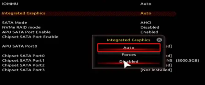How to Fix AMD Software Not Opening 12 enable-integrated-graphics