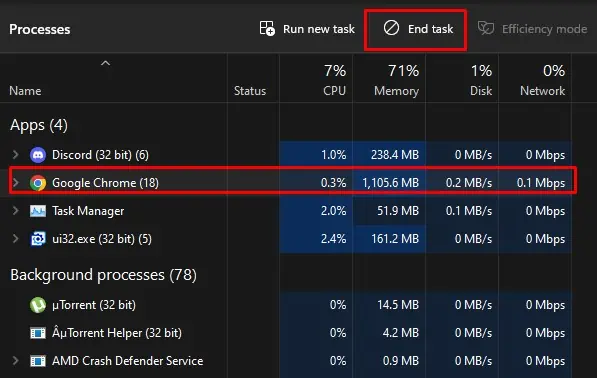 8 Ways to Fix Logitech Mouse Lagging 13 end-task-logitech-mouse-lagging
