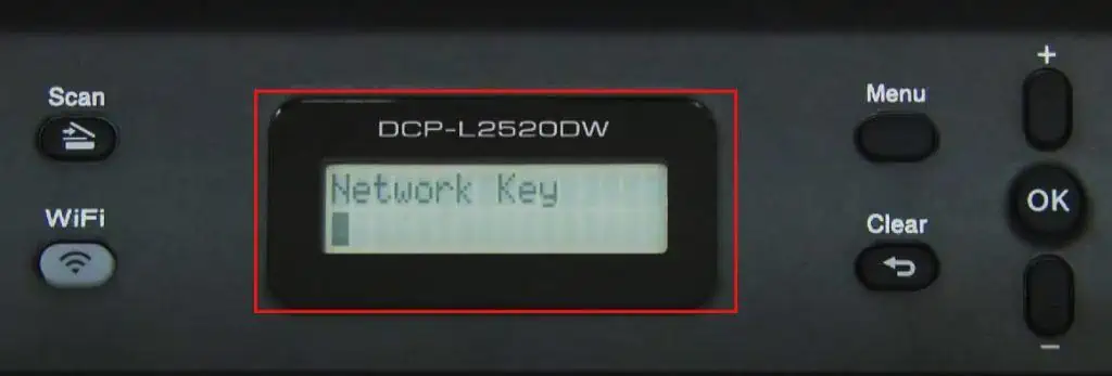 How to Connect Brother Printer to Wi-Fi 16 enter-network-key-1024x347