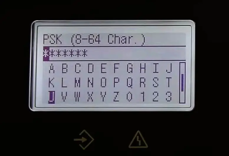 How to Connect Canon Printer to Wi-Fi 8 entering-the-password