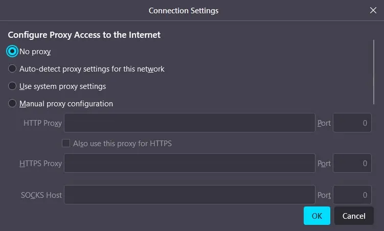 How to Open Proxy Settings in Firefox 3 firefox-proxy-configuration