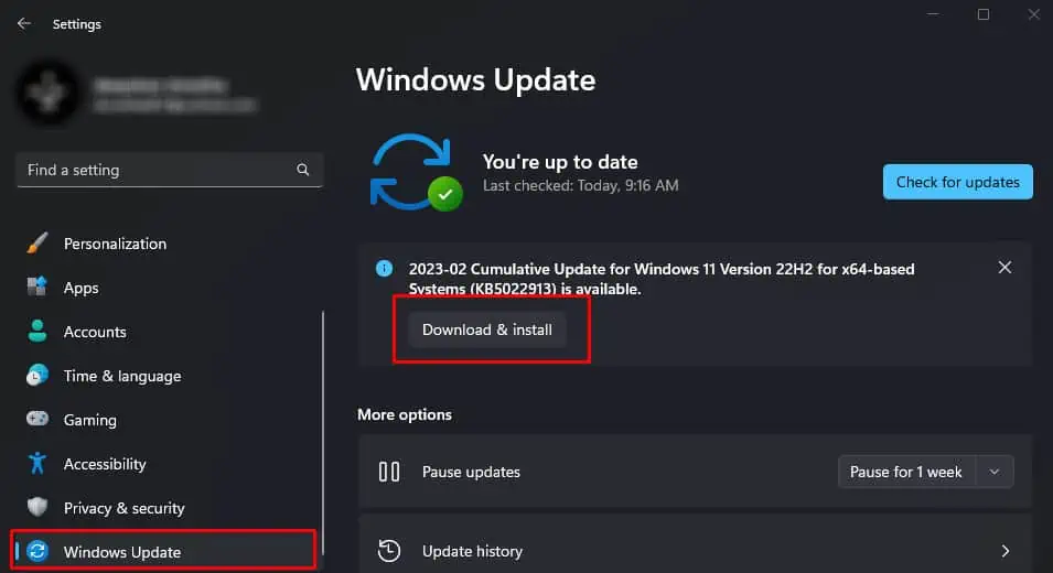 How to Fix AMD Software Not Opening 13 install-windows-update-amd-software-not-opening