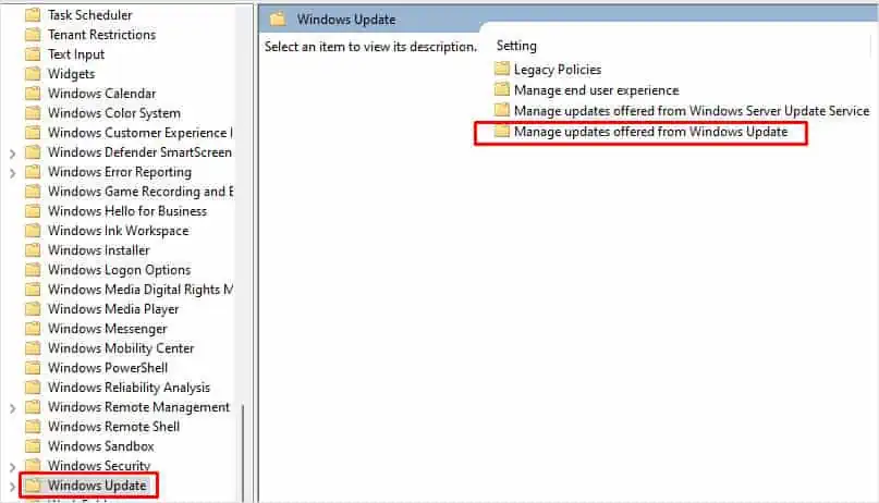 How to Fix AMD Software Not Opening 17 manage-update-from-windows-update