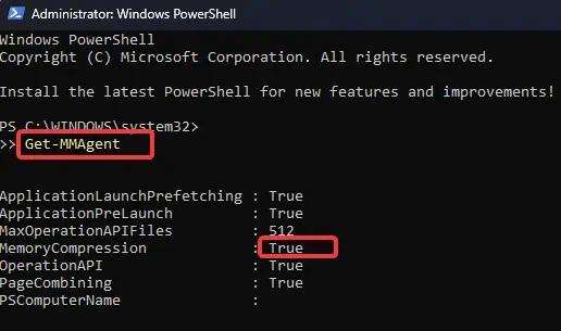 memory-compression-status
