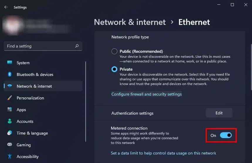 metered-connection-on