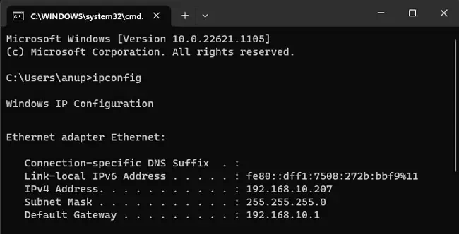 5 Ways to Fix Modem Keeps Blinking 3 modem-ip-address-default-gateway