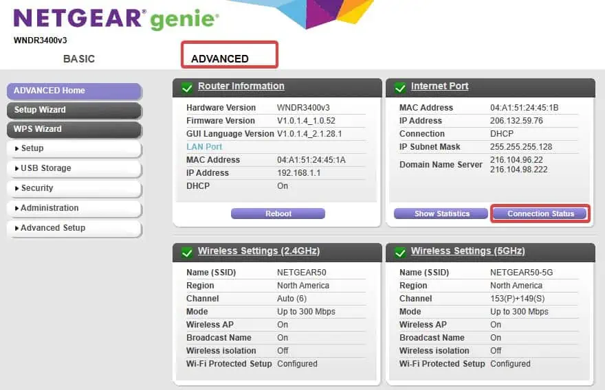 How to Renew IP Address? 3 Best Ways 3 netgear-router-dashboard