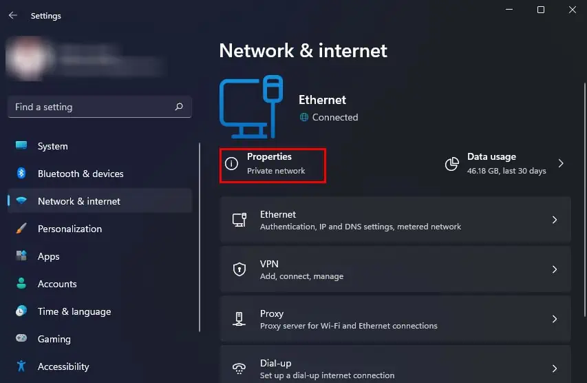 network-and-internet-properties