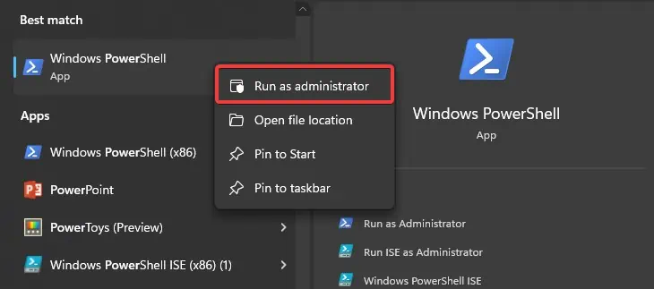 open-Powershell
