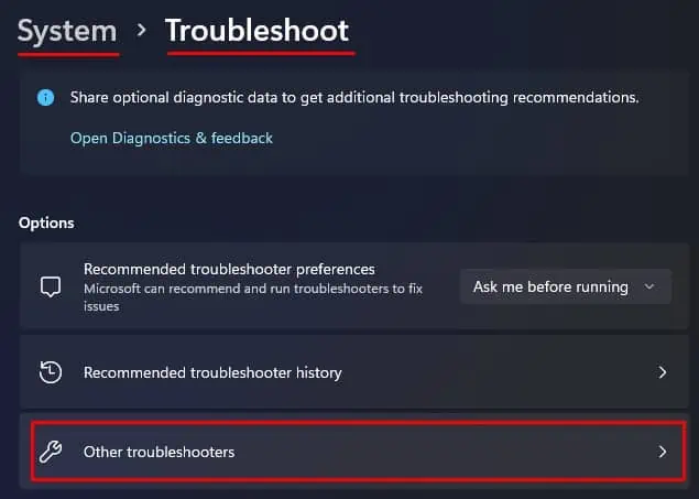 8 Ways to Fix Logitech Mouse Lagging 3 open-troubleshooter-logitech-mouse-lag