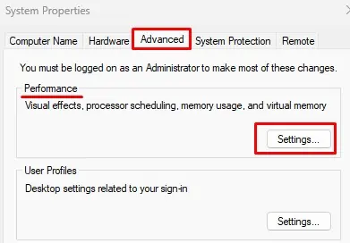 8 Ways to Fix Logitech Mouse Lagging 16 performance-settings-logitech-mouse-lag