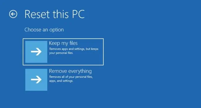 14 Ways to Fix Windows Boot Loop 81 reset-this-pc-keep-my-files