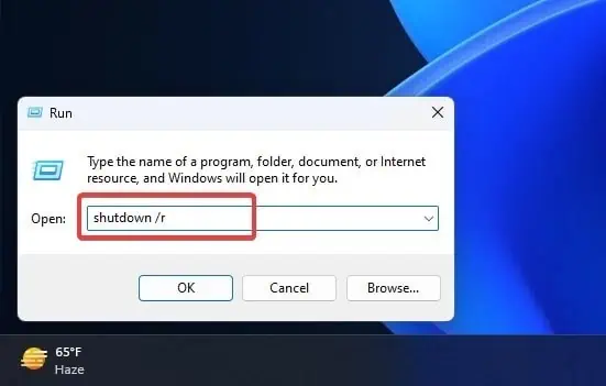 8 Ways to Restart HP Laptop 8 restart-using-run-dialog-box
