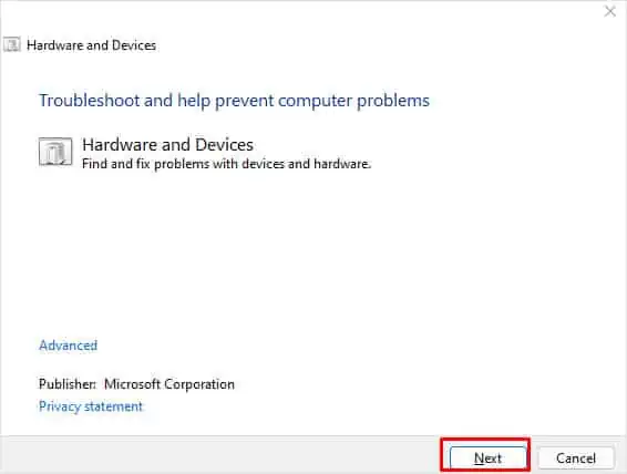 8 Ways to Fix Logitech Mouse Lagging 1 run-hardware-devices-troubleshooter-logitech-mouse-not-working