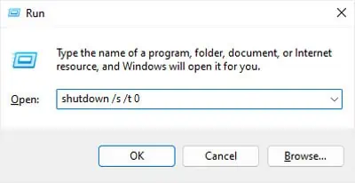 Computer Won't Shut Down? Here're 8 Ways to Fix It 1 run-shutdown-s-t-0