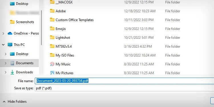 How to Scan a Document on HP Printer 28 saving-scanned-file-from-hp-smart-1
