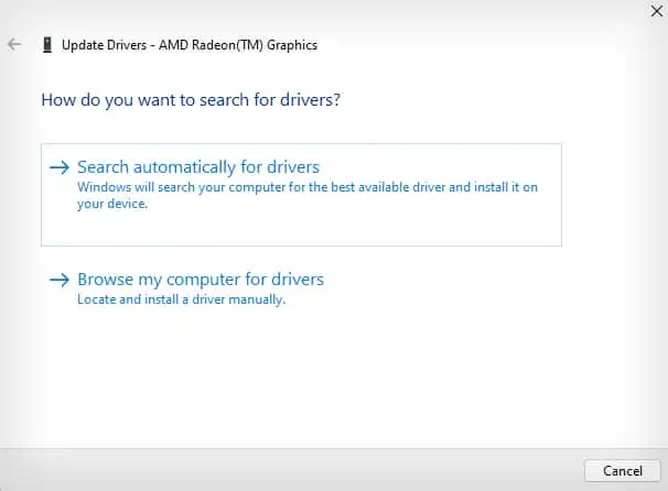 ASUS Monitor HDMI No Signal? Here're 8 Ways to Fix It 8 search-automatically-for-graphic-driver