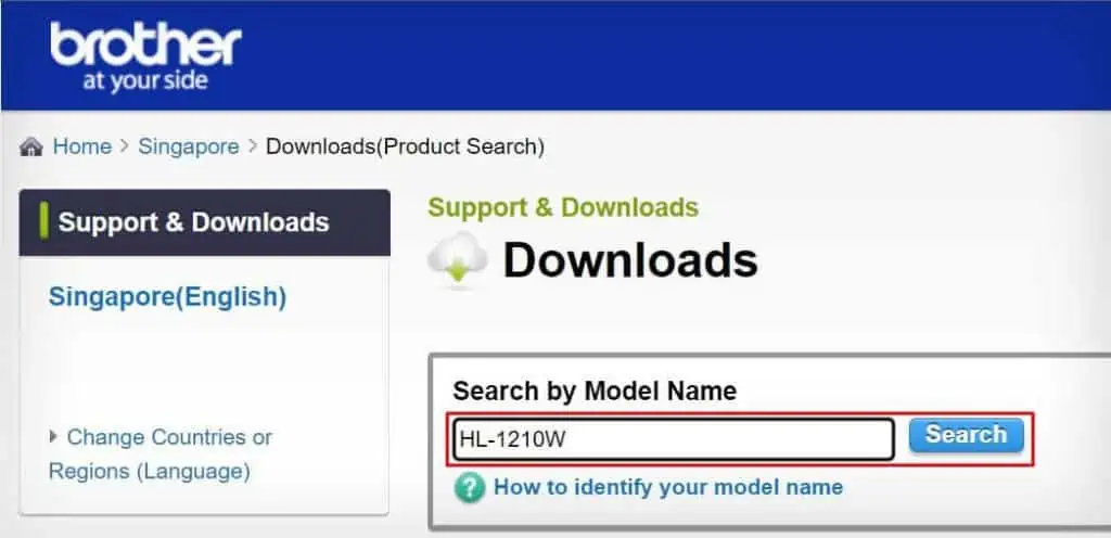 How to Connect Brother Printer to Wi-Fi 22 search-printer-model-in-brother-website-1024x496