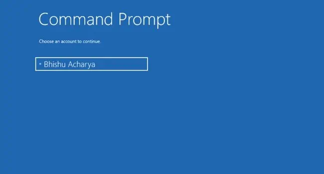 14 Ways to Fix Windows Boot Loop 8 select-your-account-command-prompt