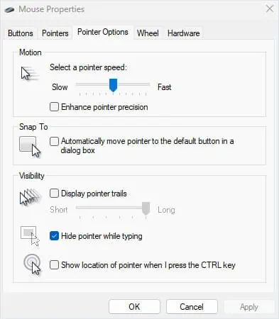 8 Ways to Fix Logitech Mouse Lagging 7 set-mouse-properties-logitech-mouse-lagging