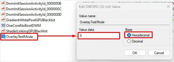 set-overlay-test-mode-value