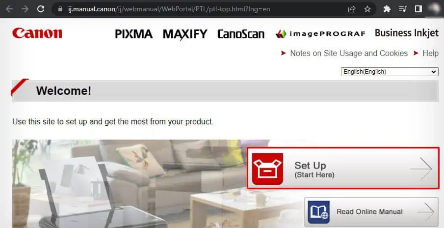 How to Connect Canon Printer to Wi-Fi 28 set-up-button-on-canon-printer