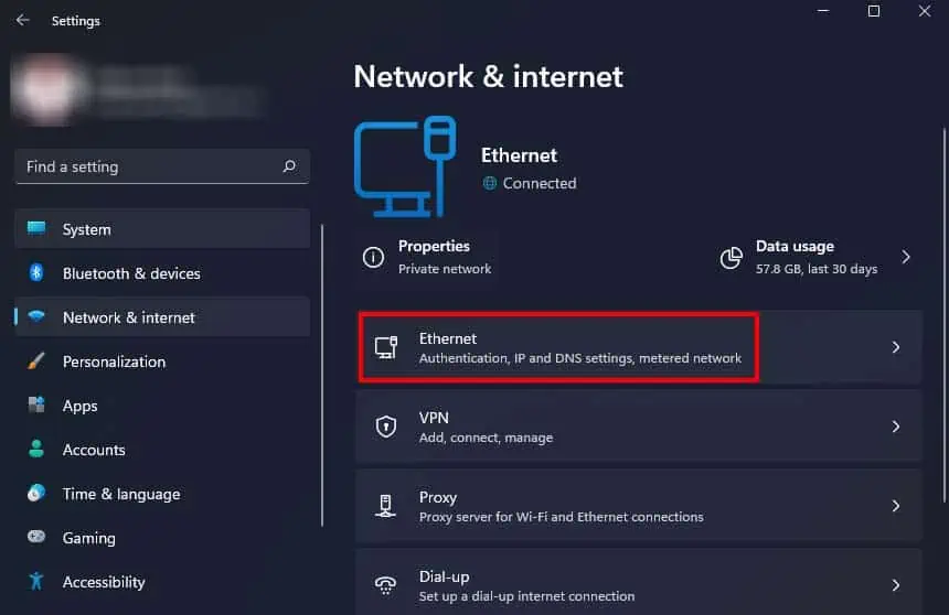 settings-ehternet