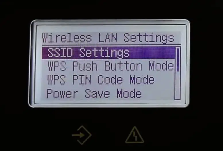 How to Connect Canon Printer to Wi-Fi 6 ssid-settings