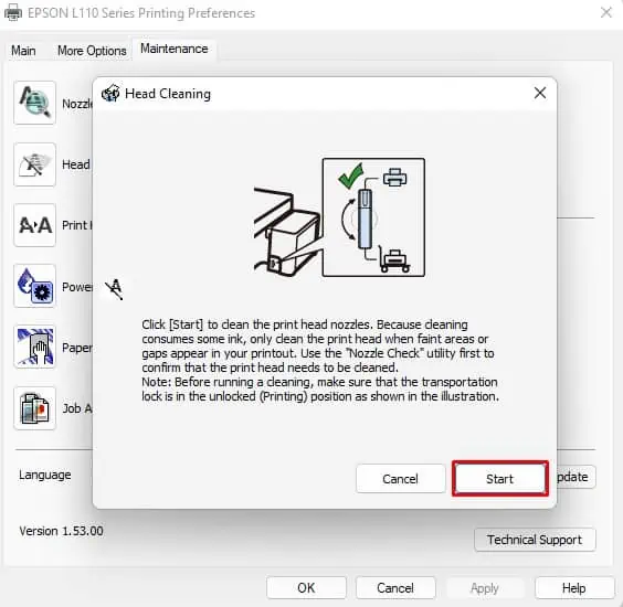 start-head-cleaning-in-epson-printer-2