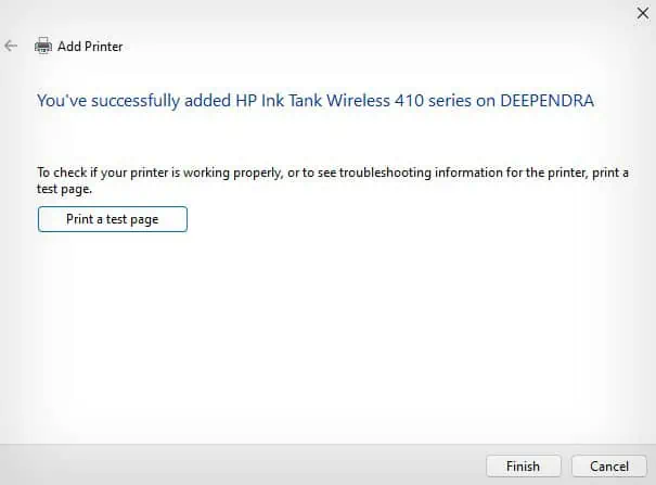 successfully-added-printer-from-host-computer