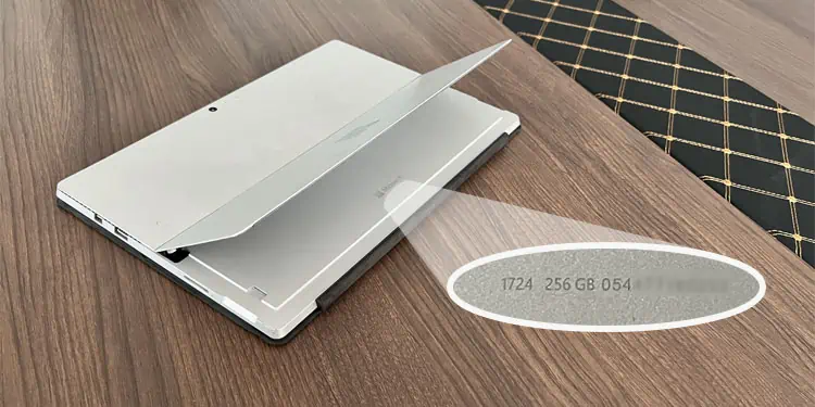 5 Ways to Check Serial Number on Surface Laptop 1 surface-device-serial-number-under-stand-2