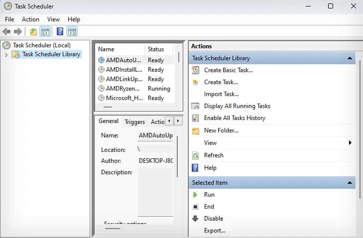 8 Ways to Restart HP Laptop 12 task-scheduler