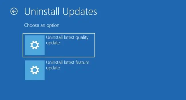 14 Ways to Fix Windows Boot Loop 38 uninstall-latest-quality-update