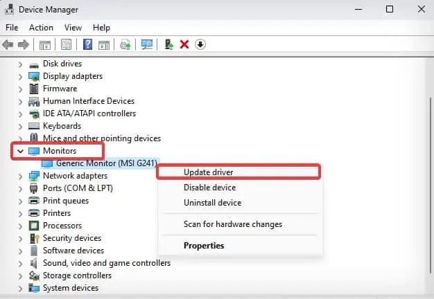 ASUS Monitor HDMI No Signal? Here're 8 Ways to Fix It 9 update-monitor-drivers