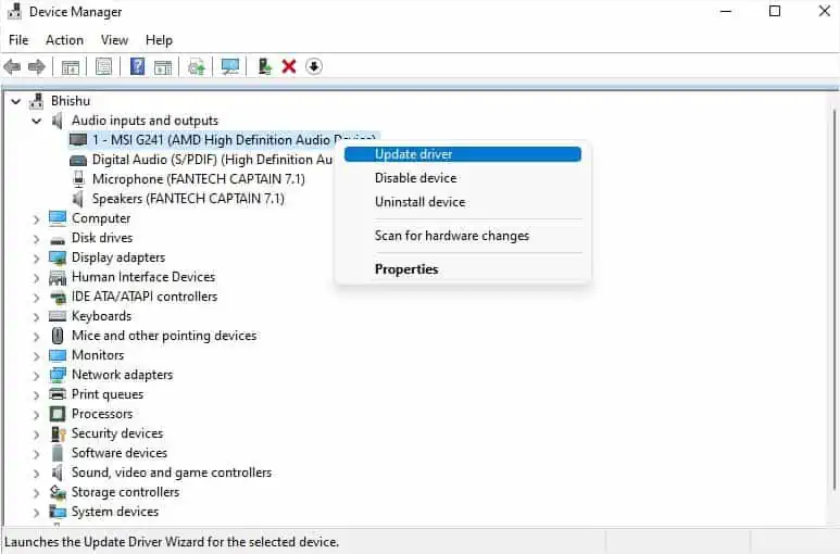 How to Update Sound Drivers on Windows 6 update-sound-device-driver-in-audio-inputs-and-outputs