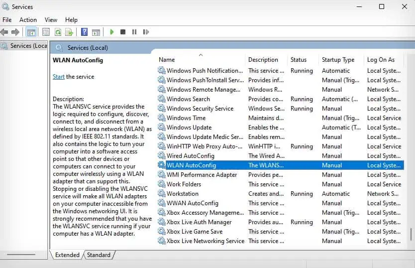 wlan-autoconfig-in-windows-services